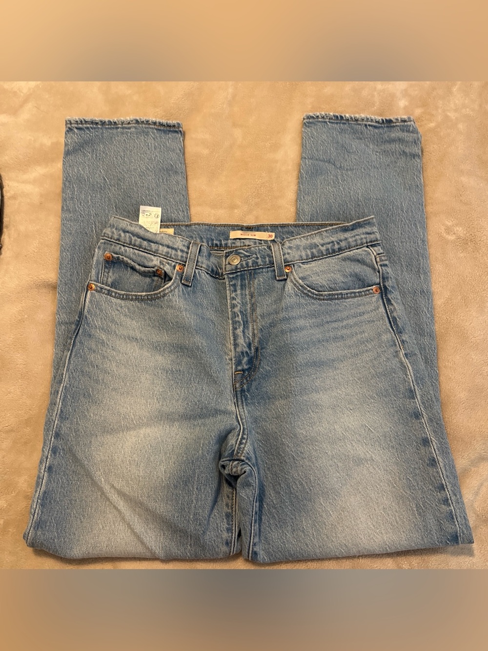 Levi's Light Blue Straight Jeans